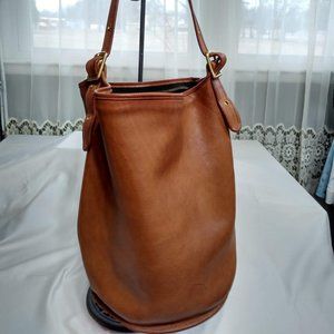 Vintage Large Coach Bucket Bag